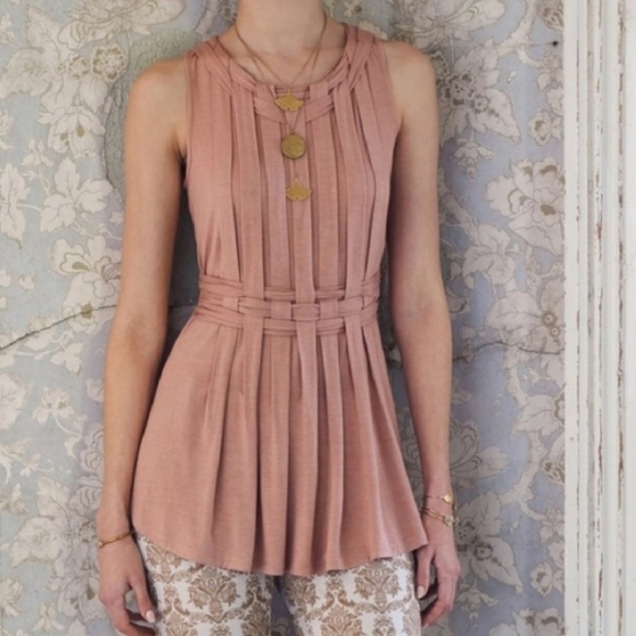 Anthropologie Tops - Anthropologie One September | Avant pleated tank